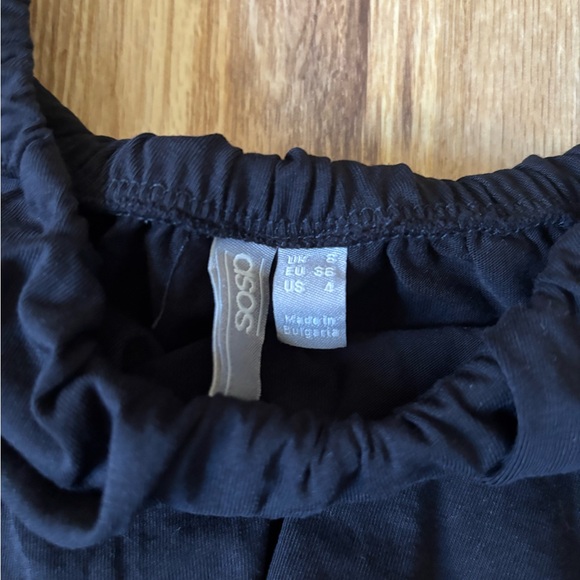 ASOS Black Ruffle Mini Dress size 4 - Picture 5 of 5